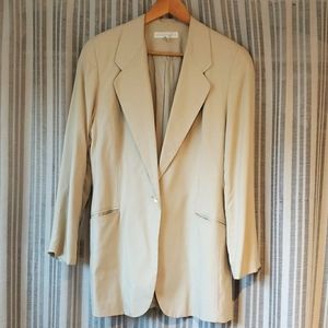Vintage silk blazer